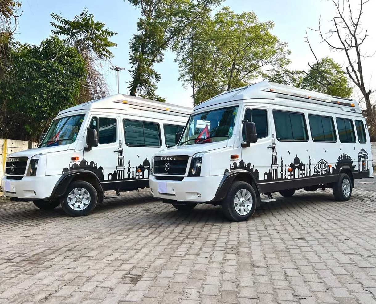 12 Seater Maharaha Luxury Tempo Traveller