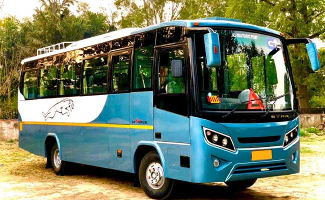 27 seater bus hire in delhi
