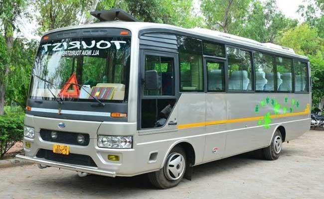27 seater bus on rent