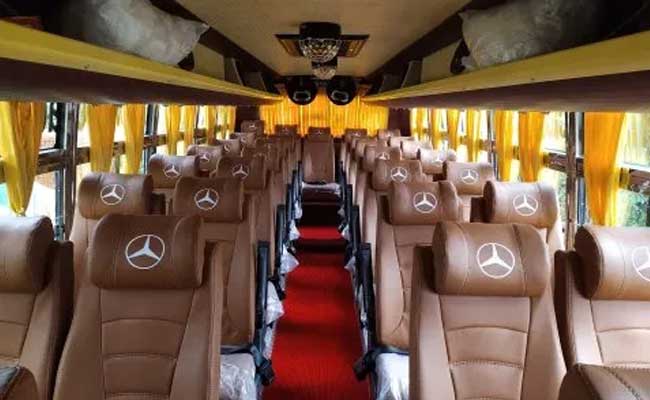 35 seater bus on rent