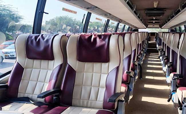 45 seater bus rental in delhi