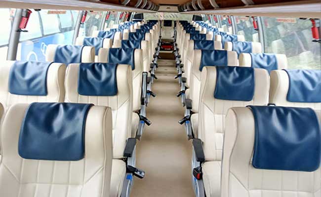 45 seater bus on rent